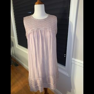 Knox Rose Eyelet Dress in Lavender - Medium